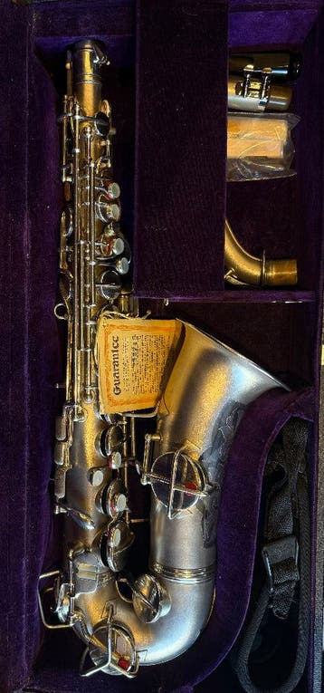 Conn New Wonder II Alt Saxofoon ca. 1929, Ophalen, Gebruikt, Alt, Met koffer