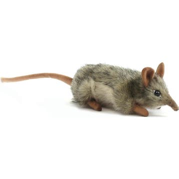 Hansa olifantsmuis knuffel - pluche - 18 cm - bruin/grijs, Verzenden, Nieuw