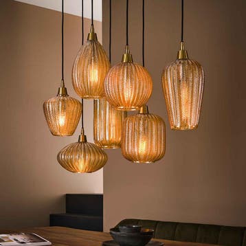 *WOONWINKEL* Design Hanglamp 7 Lichts, Huis en Inrichting, Lampen | Hanglampen, Verzenden, Nieuw