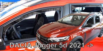 Dacia zijwindschermen raamspoilers visors oa Jogger Duster, Auto-onderdelen, Ophalen of Verzenden, Nieuw, Porsche