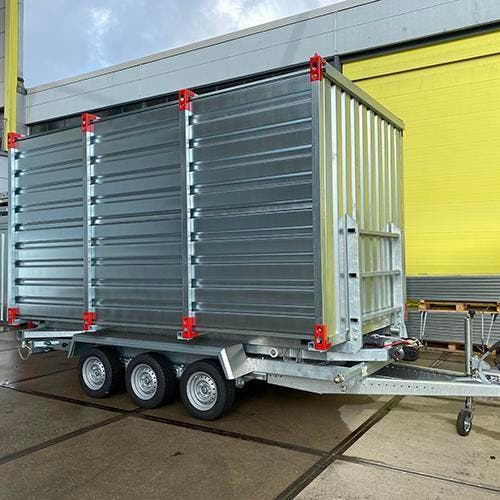 Contrans container transporter bakwagen kipper schaft, Auto diversen, Aanhangers en Bagagewagens, Nieuw