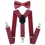 Fako Fashion - Kinder Bretels Met Vlinderstrik - Stippen -, Verzenden, Nieuw
