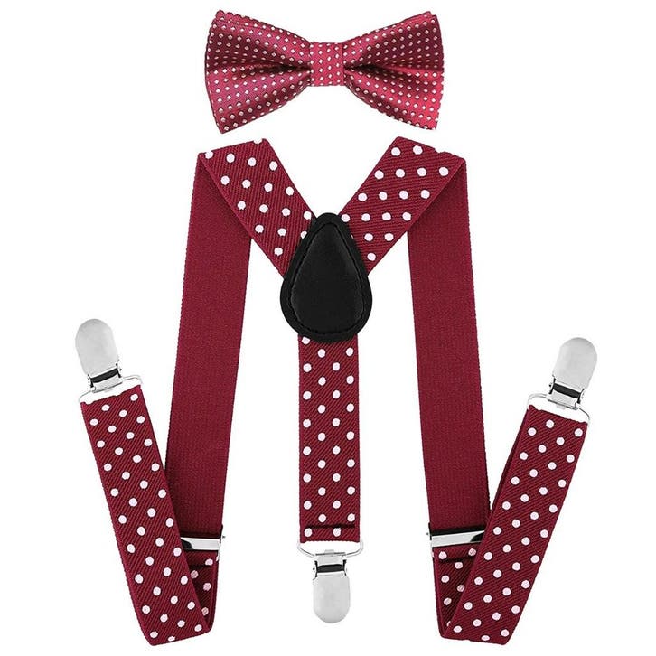 Fako Fashion - Kinder Bretels Met Vlinderstrik - Stippen -, Kinderen en Baby's, Kinderkleding | Overige, Verzenden