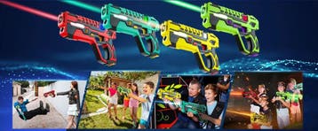 Oplaadbare Laser Tag Set met 4 Blasters, Verzenden, Nieuw