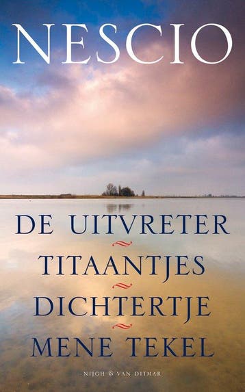 De uitvreter  Titaantjes  Dichtertje  Mene Tekel - De, Ophalen of Verzenden, Nieuw
