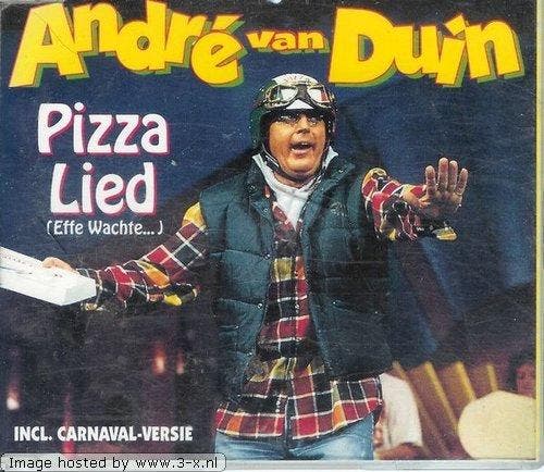 cd single - Andre Van Duin - Pizzalied (Effe Wachte), Cd's en Dvd's, Cd Singles, Zo goed als nieuw, Verzenden