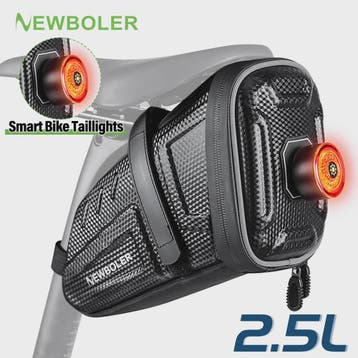 Waterdichte Fiets Zadel Tas met Reflecterende Strepen & Slim, Verzenden, Nieuw