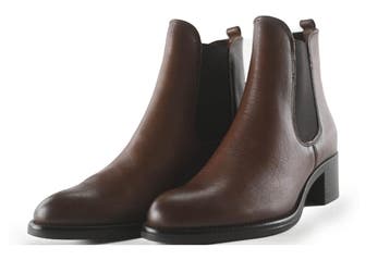 Linea Zeta Chelsea boots in maat 36 Cognac, Kleding | Dames, Schoenen, Overige kleuren, Verzenden, Overige typen, Zo goed als nieuw