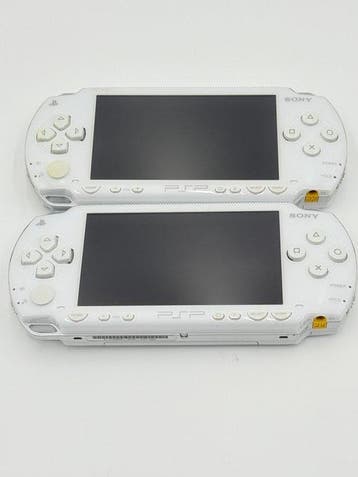Sony - Sony PSP-1000 White Console Bundle (2 Units) – Tested, Nieuw