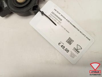 VW Seat Skoda Audi VAG Raammotor Rechts Voor 2Q1959406B, Ophalen, Gebruikt, Volkswagen
