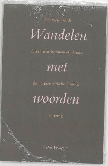 Wandelen met woorden 9789055734603 B. Vedder, Verzenden, Gelezen, B. Vedder