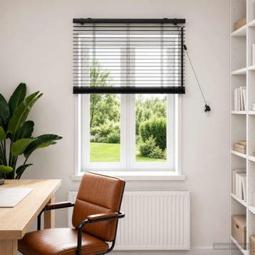 vidaXL Venetiaanse jaloezie Zwart 75 x 160 cm 35 mm, Verzenden, Nieuw, Zwart