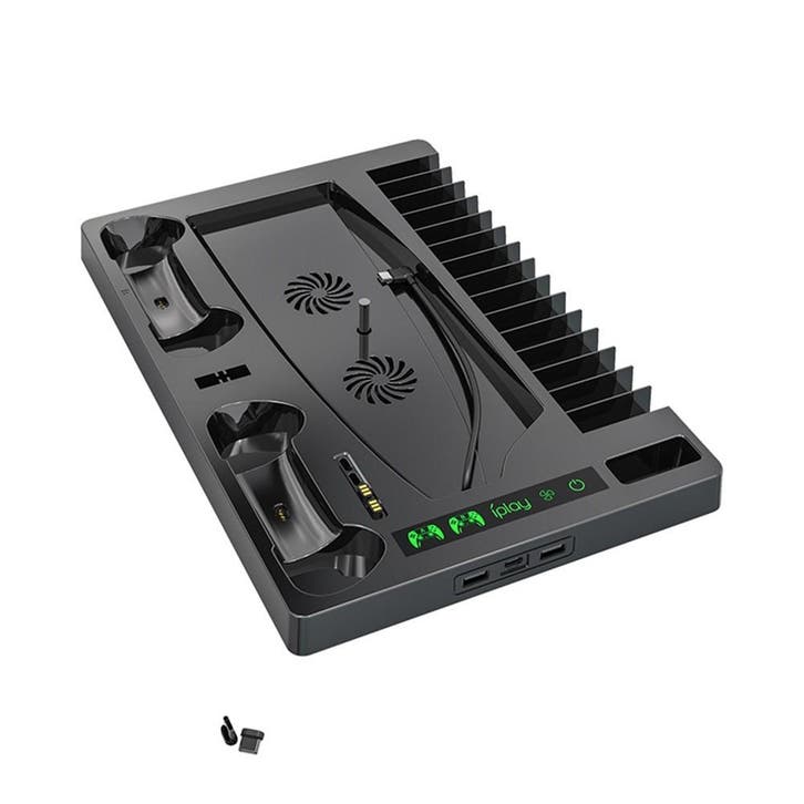 DrPhone DPS6 Multifunctionele Laadstation + Koelventilator –, Spelcomputers en Games, Spelcomputers | Overige Accessoires, Verzenden