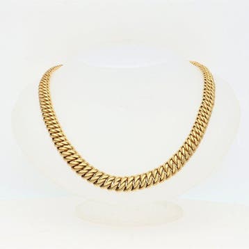 Halsketting - 18 karaat Geel goud, Sieraden, Tassen en Uiterlijk, Nieuw
