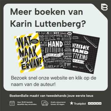 Handlettering FEEST doe je zo! - Karin Luttenberg, Verzenden, Zo goed als nieuw, Karin Luttenberg