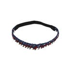 Haarband Gevlochten 2cm - Koord - Rood Wit Blauw, Nieuw