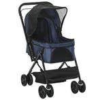 TRUUSK Huisdierwagen Katzenbuggy Oxford Blauw - Opvouwbaar -, Diversen, Verzenden, Nieuw