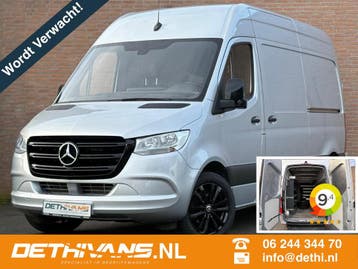 Zakelijke Lease |  Mercedes-Benz Sprinter 314CDI 143PK L2H2, Automaat, Stof, Gebruikt, Zwart