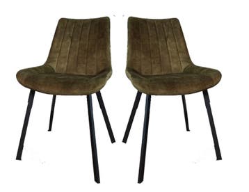 2dekans | Meubel31 Riva Eetkamerstoelen – Duopack – Luxe, Ophalen of Verzenden, Zo goed als nieuw