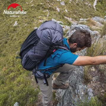Naturehike Rock Rugzak 60L - Ultralicht, Waterdicht, met Fra, Verzenden, Nieuw