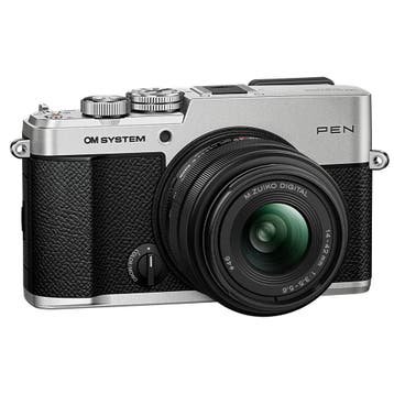 OM System PEN + 14-42mm III Zilver - Nieuw!, Handleiding, WiFi, Nieuw, Ophalen of Verzenden