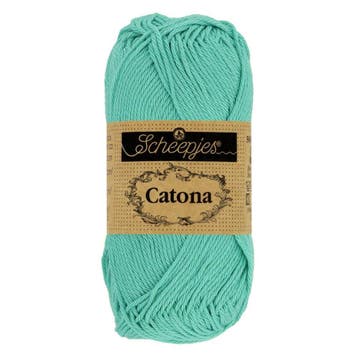 Scheepjes Catona - 10g - 253 Tropic - Haakgaren / Breigaren, Ophalen of Verzenden, Nieuw, Breien of Haken, Wol of Garen