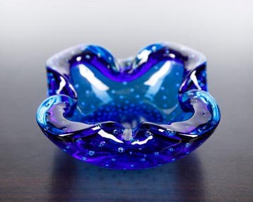 Vintage - Bullicante - Schotel - Muranoglas, Uraniumglas -