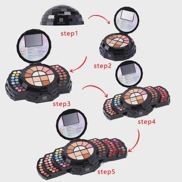 Professionele Make-up Palet: 110 Kleuren Eyeshadow, Lipgloss, Verzenden, Nieuw