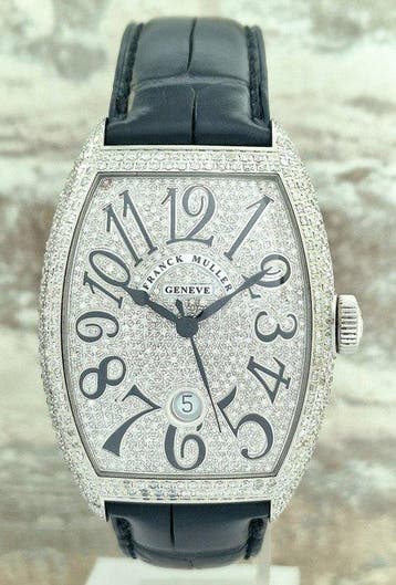 Franck Muller - Casablanca Iced Out 7ct. - Zonder, Nieuw