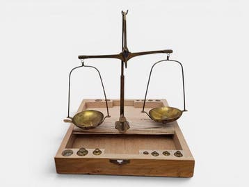 Trebuchetbalans - Messing