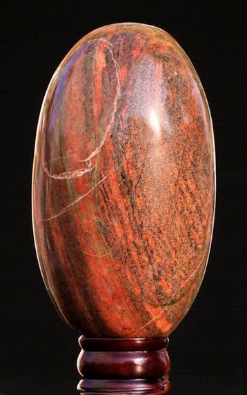 Prachtige grote 4,52 kg Unakiet Jaspis Kristal Lingam