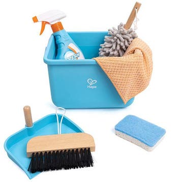 Hape schoonmaak speelgoed emmerset  van €20,99 voor €19,90, Ophalen of Verzenden, Nieuw