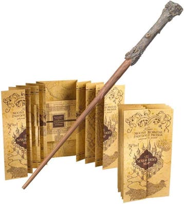 Harry Potter Toverstaf en Marauders Map, Ophalen of Verzenden, Nieuw