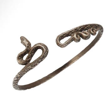 Oud-Romeins Zilver Slangenarmband