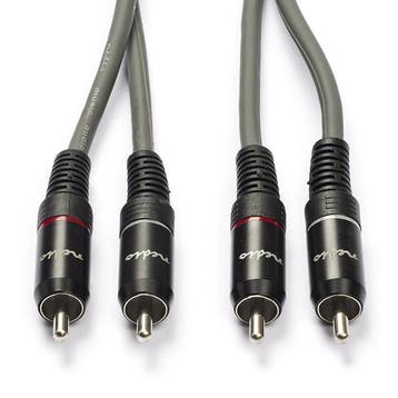 Tulp kabel | M  M | Nedis | 1.5 meter (Stereo, 100% koper), Verzenden, Nieuw