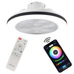 Plafondventilator met verlichting | RGB | Afstandsbediening, Witgoed en Apparatuur, Verzenden, Ventilator met afstandsbediening