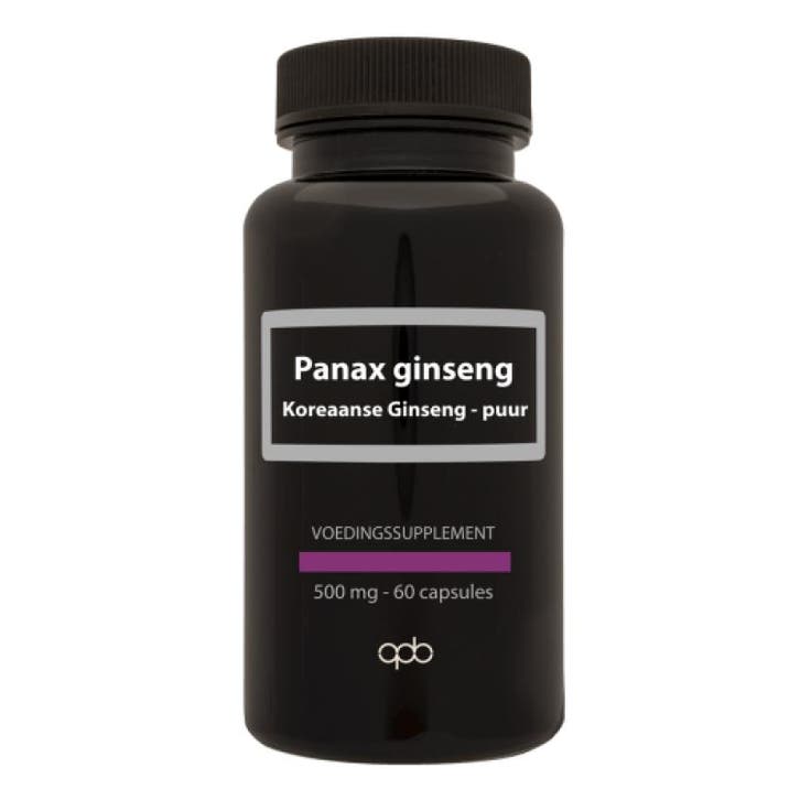 Panax Ginseng 500mg 60 caps., Sport en Fitness, Gezondheidsproducten en Wellness, Ophalen of Verzenden