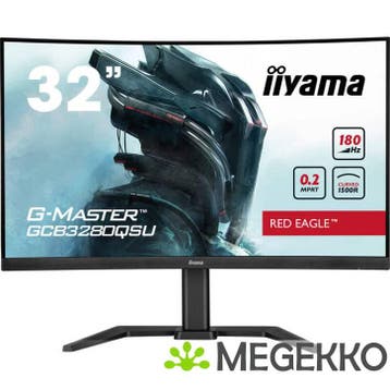Iiyama G-Master Red Eagle GCB3280QSU-B2 32  Quad HD 180Hz, Verzenden, Nieuw, Iiyama