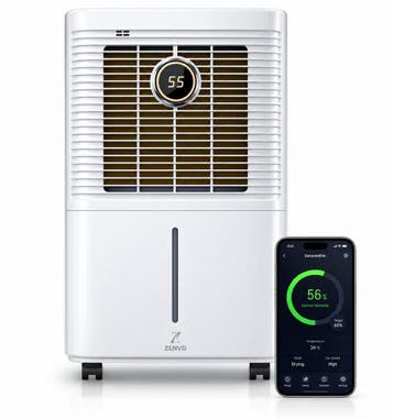 Zenvo Smart WiFi Luchtontvochtiger met App - 12L/dag - 50 m2, Ophalen of Verzenden, Nieuw