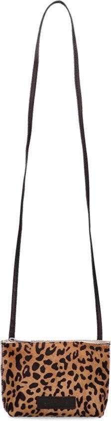 Shabbies - AVONDTAS LUIPAARDPRINT PONY YELLOW, Sieraden, Tassen en Uiterlijk, Tassen | Schoudertassen, Verzenden