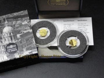 Frankreich 5 Euro 2015 Unesco goud Pp Ufer der Seine goud, Verzenden