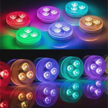 Waterdichte Onderwater LED Verlichting RGB met Afstandsbedie, Verzenden, Nieuw