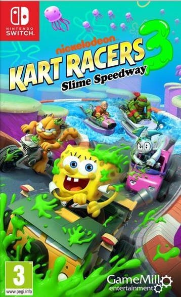 Nickelodeon Kart Racers 3: Slime Speedway Switch, Ophalen of Verzenden, Zo goed als nieuw, Vanaf 3 jaar