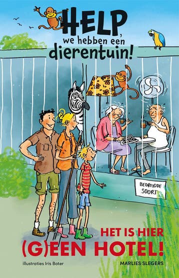 Boek: Help, we hebben een dierentuin! - - (als nieuw), Verzenden, Zo goed als nieuw