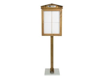 Veiling - Securit® Rustieke Informatiedisplay Set 19,8 kg -, Gebruikt