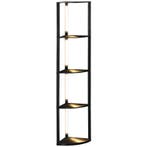 TRUUSK LED Vloerlamp met Hoekplank - Dimbaar - 4 Planken - W, Verzenden, Nieuw