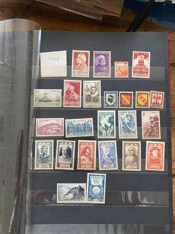 Frankrijk 1946/1956 - Nieuwe Franse postzegels** 11, Gestempeld