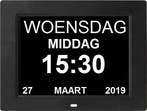 Dementieklok Digitale klok Kalenderklok Seniorenklok Klok me, Verzenden, Nieuw