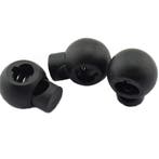 Bevestigingsclip met Veer voor Elastisch Touw 6mm - Zwart, Watersport en Boten, Ophalen of Verzenden, Nieuw