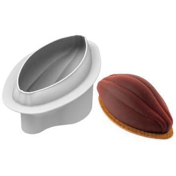 Silikomart Siliconen Bakvorm Cacao 19,7x9,9cm + Cutter, Hobby en Vrije tijd, Taarten en Cupcakes maken, Verzenden, Nieuw
